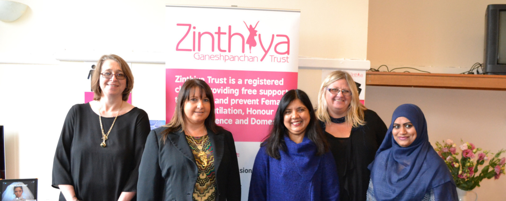 The team at The Zinthiya Trust